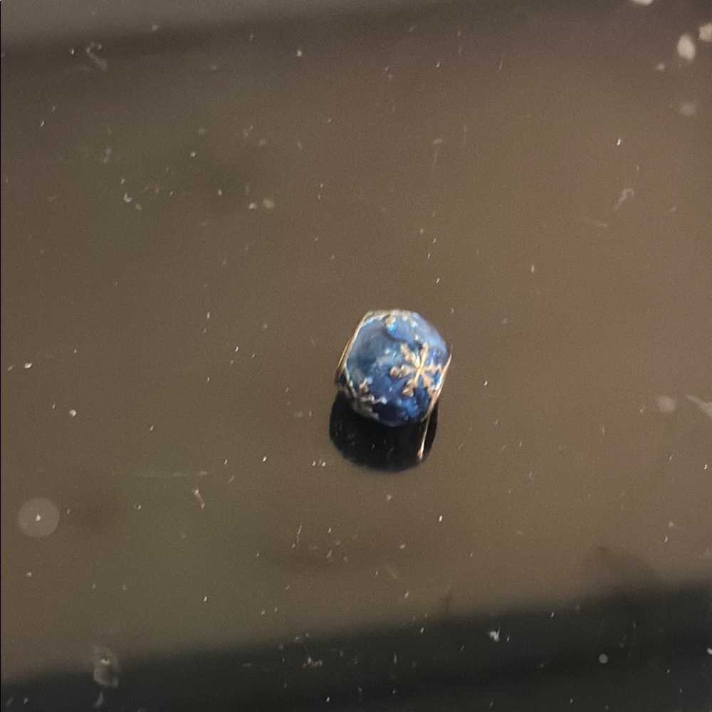 Blue Starry Bead Charm